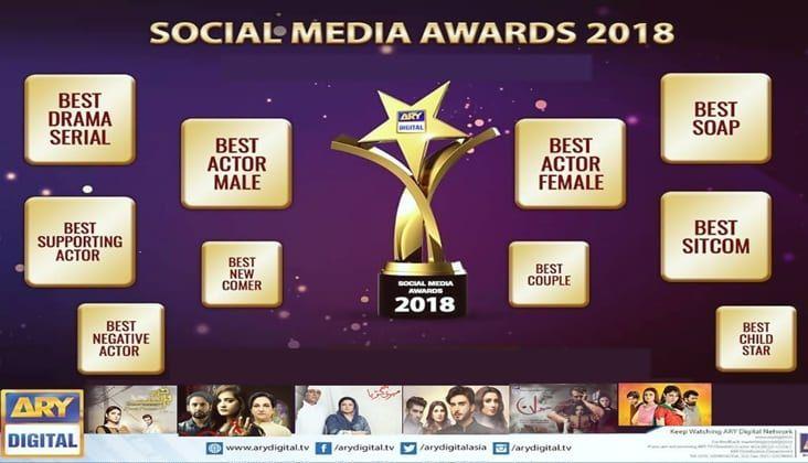 All the winners of ARY Digital Social Media Awards 2018!