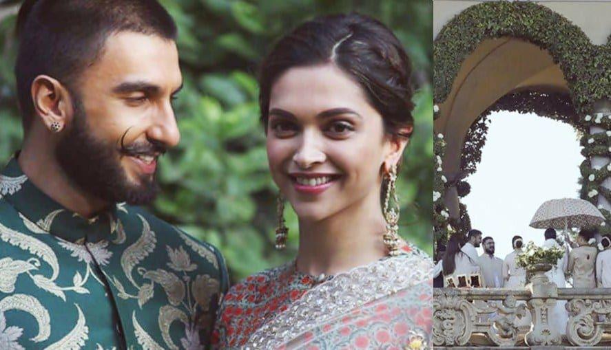Reportedly, Deepika--Ranveer's first wedding photos are out