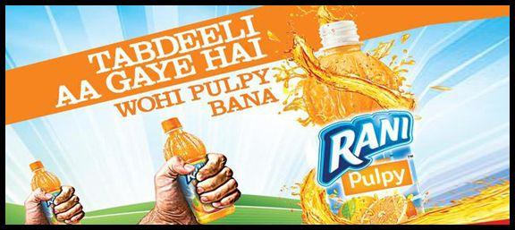 Rani Pulpy - a new refreshing drink!