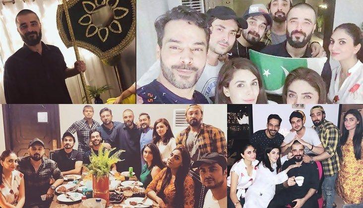 Ammara Hikmat hosts a barbecue party for Hamza ahead of his Shaadi