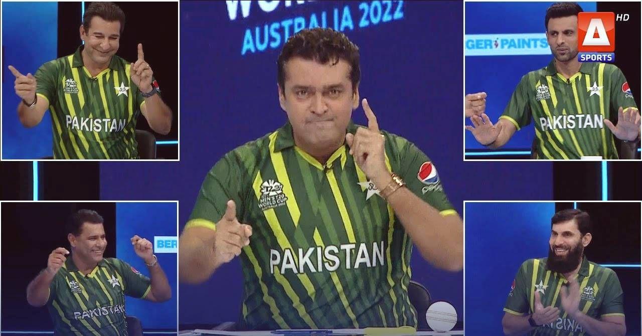 The Pavilion panelists celebrate Pakistan's win with absolute joy